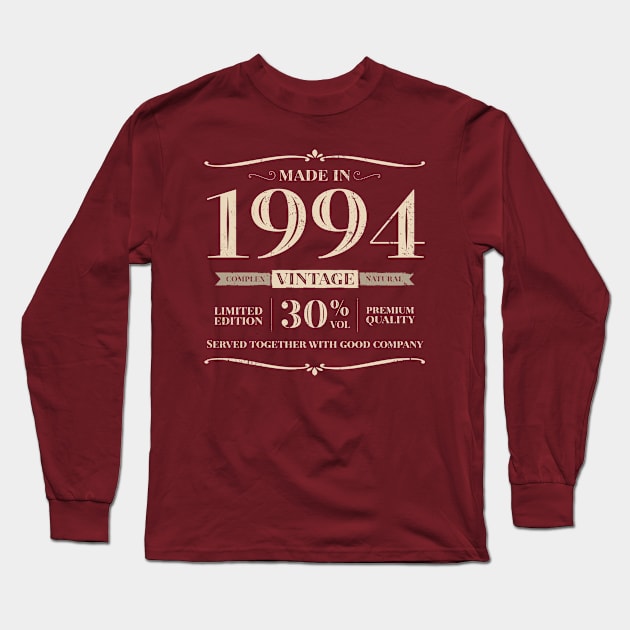 30 years. Made in 1994 Long Sleeve T-Shirt by AntiStyle